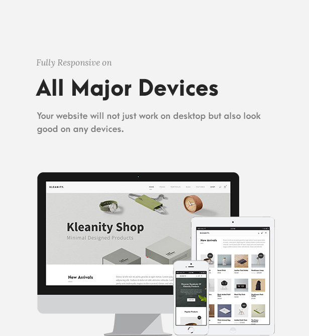 Kleanity - Minimalist WordPress Theme / Creative Portfolio - 7