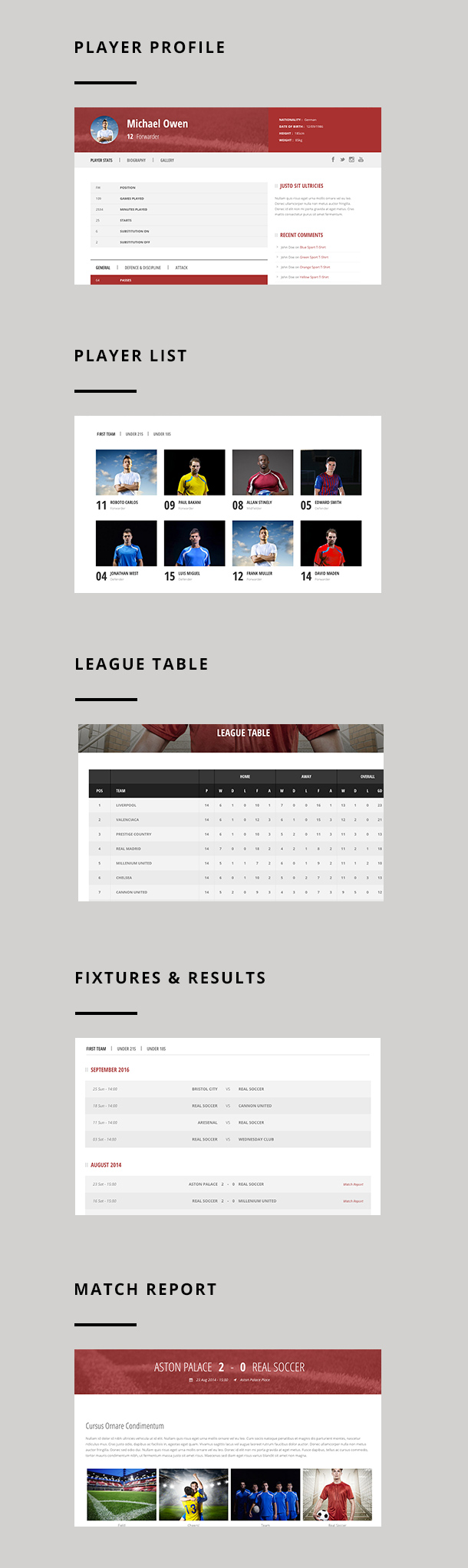 Real Soccer - Sport Clubs WordPress - 4