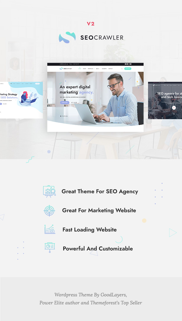 SEOCrawler - SEO & Marketing Agency WordPress - 1