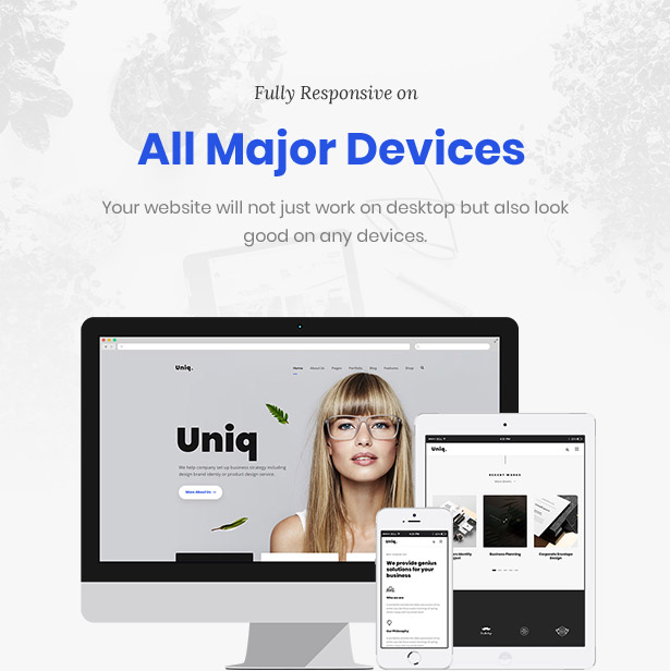 Uniq - Minimal Multi-Purpose Creative WordPress Theme - 9