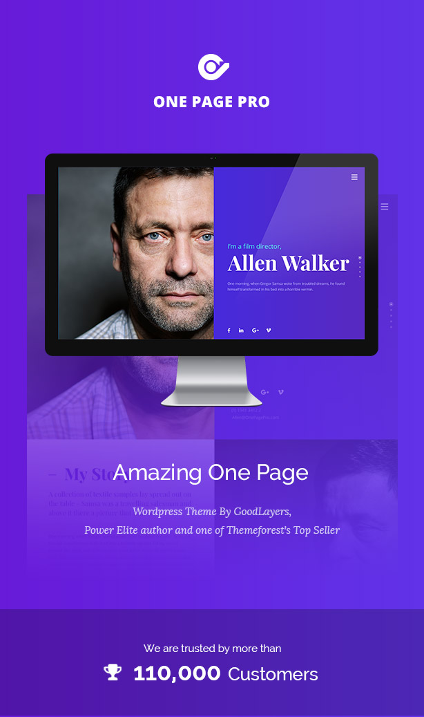 One Page Pro - Multi Purpose OnePage WordPress Theme - 1