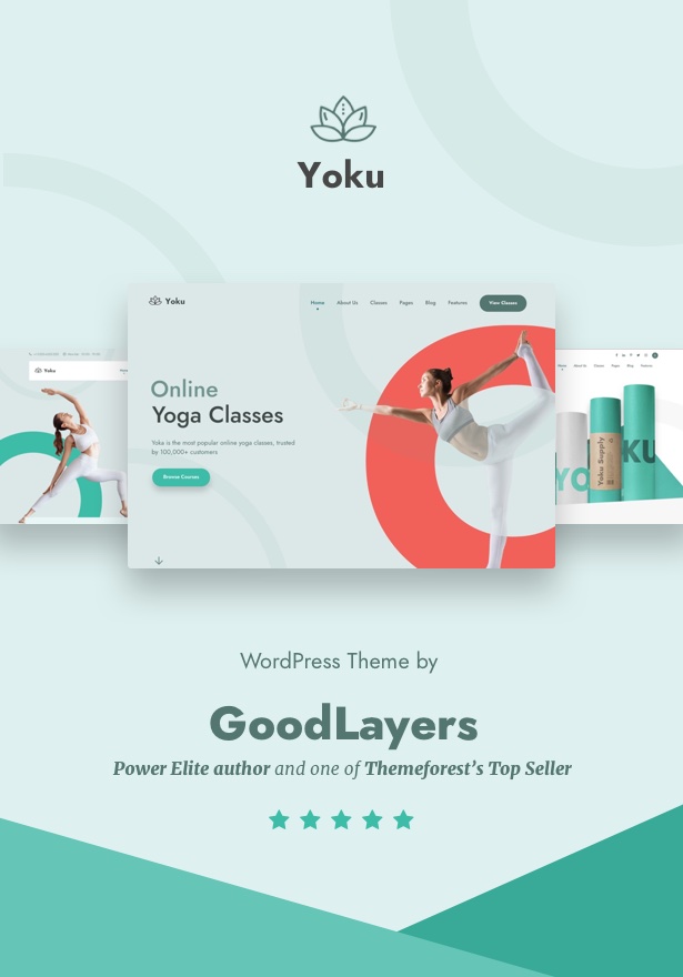 Yoku - Yoga Studio y Ayurveda WordPress - 1