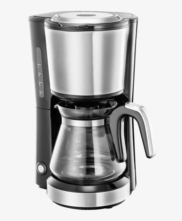 Coffee Maker with Auto Pause and Glass Carafe